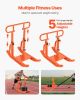 Weight Power Pull Push Sled Workout Fitness Strength Speed Training Sled Orange