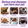 Yegbong Pet Toothbrush For Dogs, Pet Oral Cleaning Dental Stains Dental Health Care