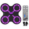 Four key boxing target-black body-black keys-purple light-black eva