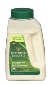Florida Crystals Regenerative Organic Raw Cane Sugar, 48 oz Jug