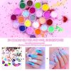 Acrylic Nail Kit, Nail Kit for Beginners with Everything, 24 Colors Glitter Acrylic Powder and Liquid Monomer Set, 200 Pcs Nail Tips