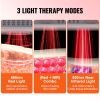 VEVOR Red Light Therapy for Body Face, 60 Dual-Chip LEDs, Red 660nm & Near Infrared 850nm Combo, High Power Red Light Therapy Panel for Recovery, Pain