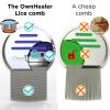 Lice Comb Pack of 3 Fast Removal of Lice Eggs Nits and Dandruff Professional Results for Head Lice Treatment on All Different Types of Hair