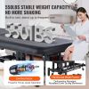 Professional Electric Lift Massage Table, 0-45° Adjustable Backrest Medical Table Beauty Bed