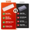 VEVOR Red Light Therapy for Whole Body, 300 Dual-Chip LEDS, 10Hz/40Hz Pulse, 3 Timing Setting, Red 660nm & Near Infrared 850nm Light Therapy Panel for