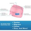 Gel Migraine Relief Cap 360° Hot Cold Headache Ice Hat Reusable Stress Pressure Mask Cold Therapy Head Wrap for Tension Headache Relief, Sinus Pressur