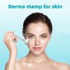 Microneedles Derma Roller - Microneedling Stamp 0.25 mm, Micro Needle Skin Care Tool for Men and Women Home Use - White