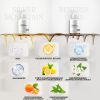 EELHOE Niacinamide Scented Shower Gel, Body Cleans Corneous Brighten Skin Tone Delicate Pore Moisturize Repair