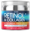Collagen and Retinol Moisturizer with Hyaluronic Acid Day & Night Anti Aging for Women & Men