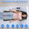 Full Body Massage Chair Pad with Heat Multifunctional Back Massager with Pinpoint Massage Vibration Timer for Home Office Car Use