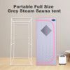 Full Size Portable Steam Sauna Tent – Personal Home Spa with Steam Generator, Remote Control & Foldable Chair