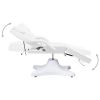 Professional Adjustable Massage & Treatment Table – White