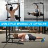 Tower of Power Pull Up Bar, Workout Dip station for Strength Training, Suitable for Home Gym Fitness