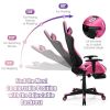 PU Leather Gaming Chair with USB Massage & Footrest