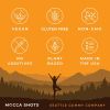 Mocca Shots Energy Gummies with Caffeine 12-Pack - Dark Chocolate Orange