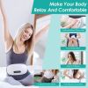 Stone Abdominal Massager - Dual Rotating Heads with 6 Red Lights, 5 Modes, 3 Speeds, 3 Heat Settings