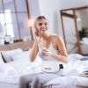 Stone Abdominal Massager - Dual Rotating Heads with 6 Red Lights, 5 Modes, 3 Speeds, 3 Heat Settings