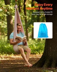 Aerial Yoga Hammock & Swing Combo – 300 lb Load Nylon Aerial Silk with 360° Swivel, Easy Setup & Storage Bag