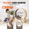 VEVOR Large Cat Exercise Wheel – 29.5” Indoor Cat Treadmill with Detachable Carpet & Cat Teaser