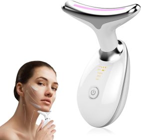 Neck Face Massager Face Sculpting Tool 3 Colour Modes and Vibration for Facial Massager for Double Chin (Option: W13535399)