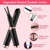 USB Rechargeable Heated Eyelash Curler & Lash Comb with 3 Heat Settings