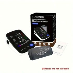 Adjustable Extra Large Bp Cuff With Clear LED Display, For Home Use (Color: Black)