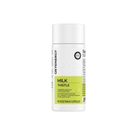 Oxyenergy Milk Thistle Liver Detox & Colon Cleanse, Natural Liver Health Support With Kudzu Root, Turmeric, Inositol, Methionine,Vitamin C,90 Cap (Option: Bottle)