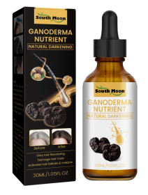 South Moon Black Ganoderma White To Black Hair Treatment Nourishing Hair Moisturizing Hair Repairing Massage Serum (Option: 2PCS)