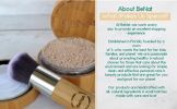 BeNat Translucent Loose Setting Powder with Reusable Bamboo Case – 0.42 oz