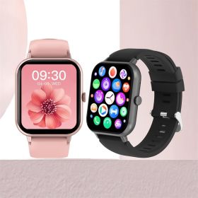 Smart Watch (Answer/Make Call) For Women Men; 1.83'' Full Touch Screen BT Calling SmartWatch With 100+Sport Modes/Heart Rate Sleep Monitoring/Waterpro (Color: PINK)
