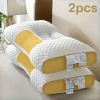 Knitted Cotton Massage Pillow – Ergonomic Neck & Cervical Support(2pack)