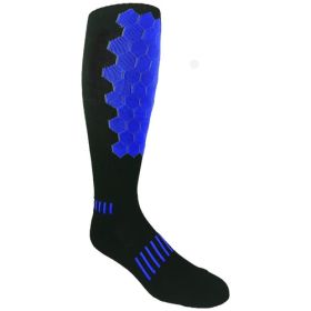 Helix Deadlift Socks – Premium Knee-High Protective Performance Socks (4-Pack) (Pack: 1-Pack, Color: Blue)