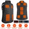 Electric Heated Vest with USB Power – Unisex Thermal Body Warmer with 11 Heating Zones & 3 Temperature Levels