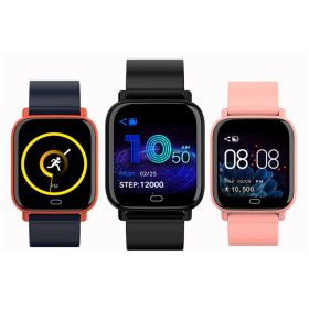 Smart Watch Tracker & Monitor, Smart Fit Multi Function (Color: PINK)