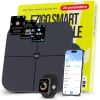 25 Metrics EziGo White Digital Bathroom Smart Scale with BMI, Body Fat, Muscle Mass, Bluetooth, Apple Health Compatible Scales, Digital Weight Composi
