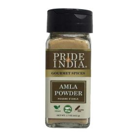 Amla Powder – Gourmet Spice – Tangy & Savory – Pure Indian Gooseberry Ground – Antioxidant Rich – GMO/Gluten Free – Easy to Use – 1.7 (size: 1.7 OZ)