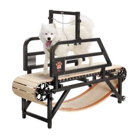 Dog Treadmill for Medium Dogs up to 220 lbs Indoor Pet Running Machine (Electric or Not: Non-Electric, Suitable Dog Breed: Medium Dog M)
