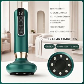 GiftofEase Portable Massager for Travelers and Fitness Enthusiasts (LISHA H-10: Green steel ball design)
