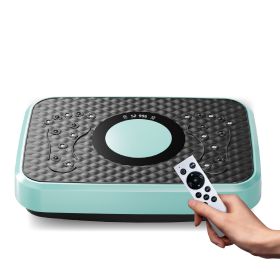 Vibration Plate Fitness Platform, Whole Body Exercise Machine for Lymphatic Drainage, Shaking Workout Board with 120 Speed Levels (Main Color: Green, Main Material: ABS)