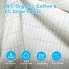 Fitted Grounding Sheet - 95% Organic Cotton, 5% Silver Fiber, Improve Sleep Therapy
