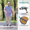 Lightweight Adjustable Folding Cane With Seat & Light