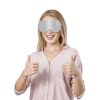 Cordless Heated Silk Eye Mask, Sleep Eye Compress Mask For Dry Eyes
