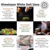 Himalayan White Salt- 1lb - Rarest & Enriched W/84+ Natural Minerals- Low Sodium- Mineral Rich Nutrition & Enhanced Taste- Health