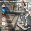 Vibration Plate Fitness Platform, Whole Body Exercise Machine for Lymphatic Drainage, Shaking Workout Board with 120 Speed Levels
