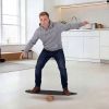 Wooden Balance Board Trainer Set with Cork Roller & Stand