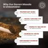 Pride of India | Garam Masala Ground | Warming Spice Blend for Variety of Dishes | Flavorful Mix for Curries and Pilafs | Easy to Use | Ideal for Non-