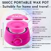 Waxing Kit 69 items - WUWUVISTA Hair Removal Hard Wax kit with Wax Warmer, Wax Beads for Face/Brazilian/Body/Sensitive Skin