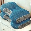 Knitted Cotton Massage Pillow – Ergonomic Neck & Cervical Support(2pack)