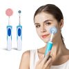 Facial Cleansing Brush Head Attachment- Waterproof Silicone Face, Spin Brush for Deep Cleaning, Exfoliating & Massaging