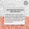 Himalayan White Salt- 1lb - Rarest & Enriched W/84+ Natural Minerals- Low Sodium- Mineral Rich Nutrition & Enhanced Taste- Health